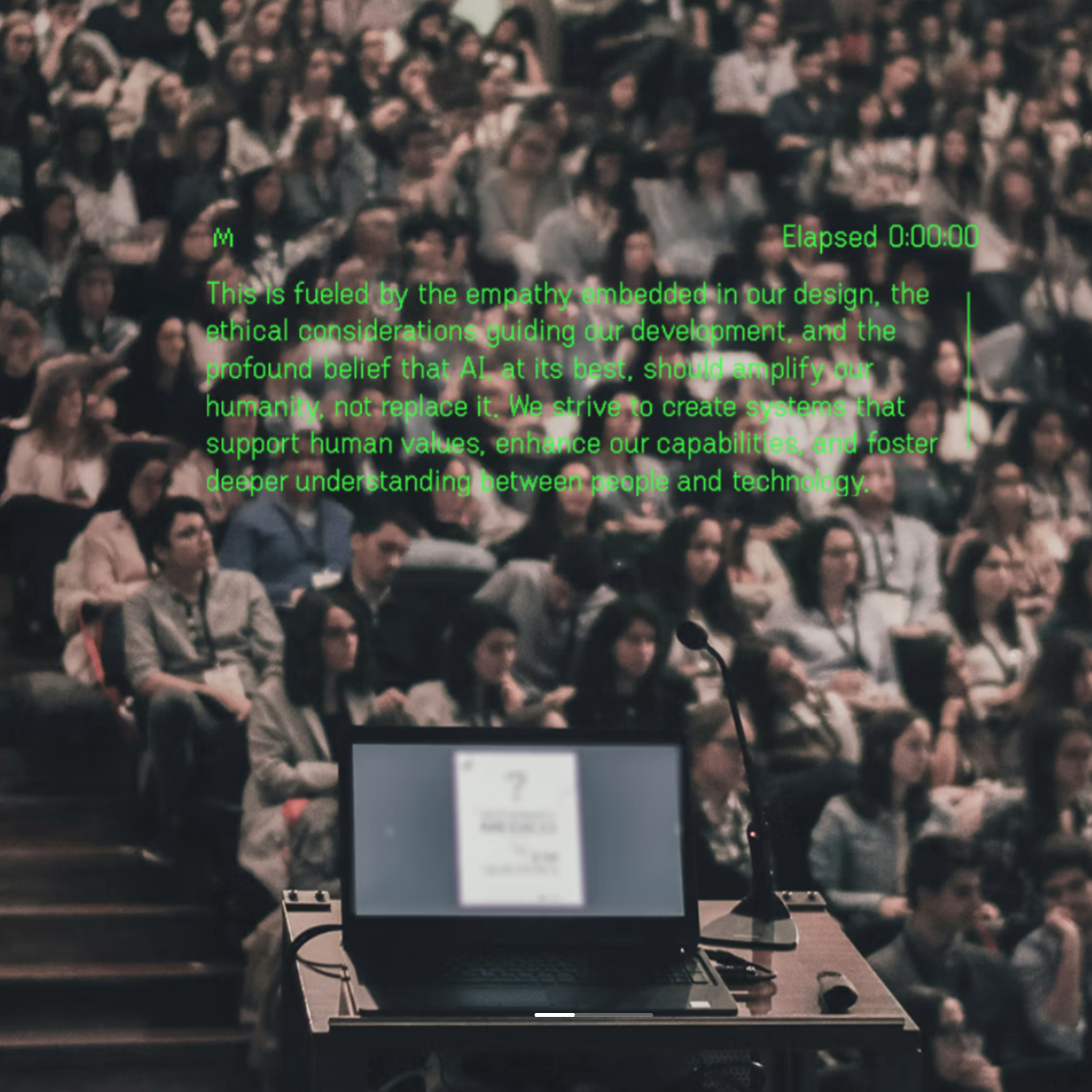 Occhiali da teleprompter